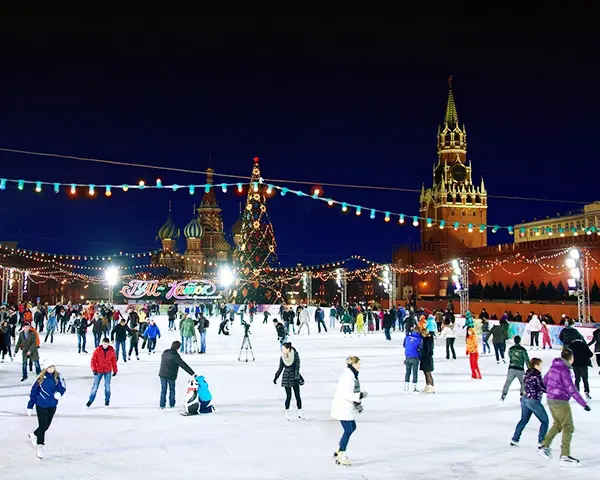 Каток на Красной площади